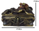 Ebros Steampunk Octopus Kraken Soldier On Pirate Treasure Chest Jewelry Box Figurine