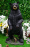 Large 31"H Western Rustic Forest Standing Black Bear Statue Cabin Lodge Accent