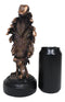 Ebros Decorative Sunshine Country Farm Rooster Bronze Electroplated Statue