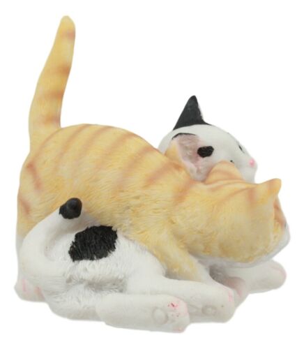 Feline Cat Two Playful Kittens Statue Adorable American Shorthair Kitty Cats