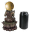 The Auspicious One Lord Shiva On Lotus Throne Statue Mahadeva Omniscient Yogi