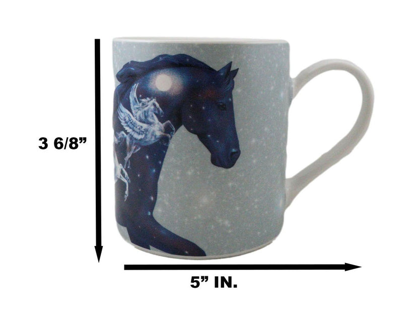 Trail Of Painted Ponies Pegasus Unicorn Centaur Stardust Horse Ceramic Mug