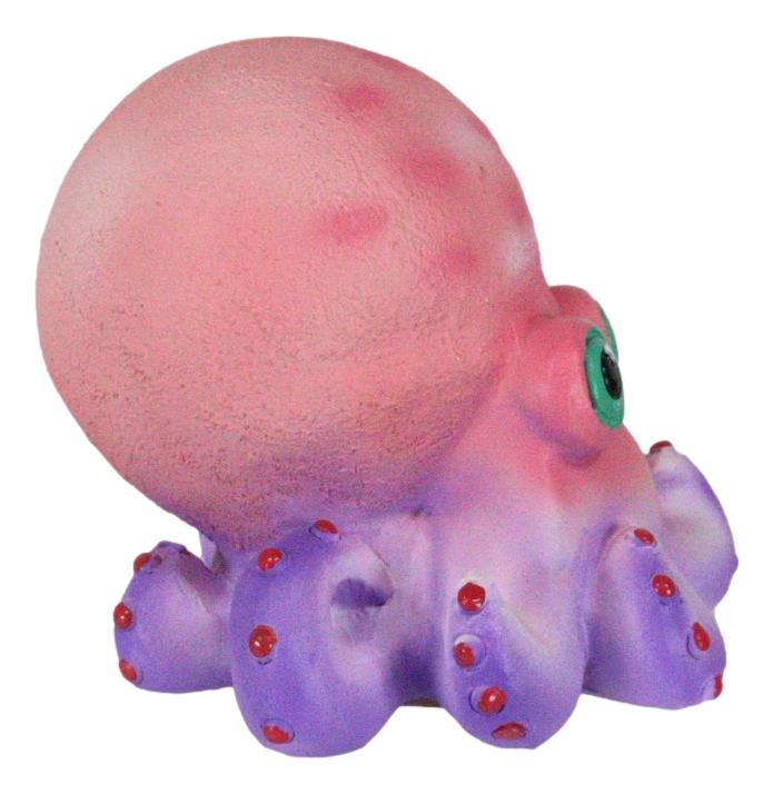 Coastal Nautical Marine Colorful Cephalopod Sea Octopus Ocho Mini Figurine