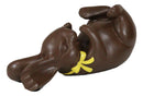 Whimsical 'Eye Candy' Realistic Chocolate Easter Bunny Rabbit Wine Bottle Holder