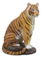 Ebros Sitting Shiva The Bengal Orange Tiger Statue As Indian Forest Tigers Decor 9"H