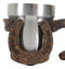 Rustic Western Cowboy Rust Finished Lucky Horseshoes Standard Coffee Mug 8oz