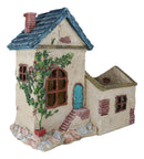 Fairy Garden LED Light Mediterranean Cottage Floral Planter House Mini Figurine