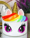 Enchanted Fantasy Rainbow Unicorn Stargazer Trinket Decorative Jewelry Box Decor