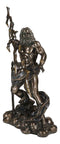 Roman Greek King Of Olympus God Zeus Jupiter Holding Lightning Bolt Figurine