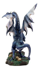 Ebros Large Mythical Fantasy Nebula Midnight Dragon Home Decor Dragon Sculpture