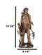 Native American Indian Eagle Warrior Tribal Hero With Axe And Shield Figurine