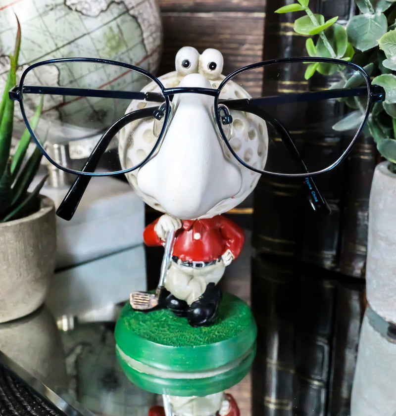 Pro Golfer Golf Novelty Gifts Whimsical Eyeglass Spectacle Holder Decor Statue