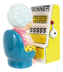 Casino Jackpot Winner Slot Machine And Gambling Grandma Salt And Pepper Shakers