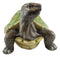 Ebros Nautical Marine Realistic Green Tortoise With Head Raised Statue 16.5"L