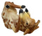 Ebros Gift Safari Drunken Long Necked Giraffe Wine Bottle Holder Caddy Figurine