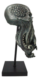 Fantasy Myths Sea God Cthulhu Kraken Octopus Head On Museum Pole Stand Figurine