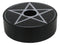 Set Of 4 Occult Wicca Witchcraft Pentagram Star Circle Spell Candle Holders