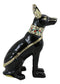 Egyptian Anubis Dog God Of The Dead Pewter Austrian Crystals Trinket Jewelry Box