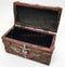 Ebros Time Waits For No Man Pirate Skull Pierced Dagger Small Jewelry Box Treasure