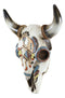 Rustic Western Southwest Tiki Kokopelli Tribal Bison Bull Cow Skull Wall Decor