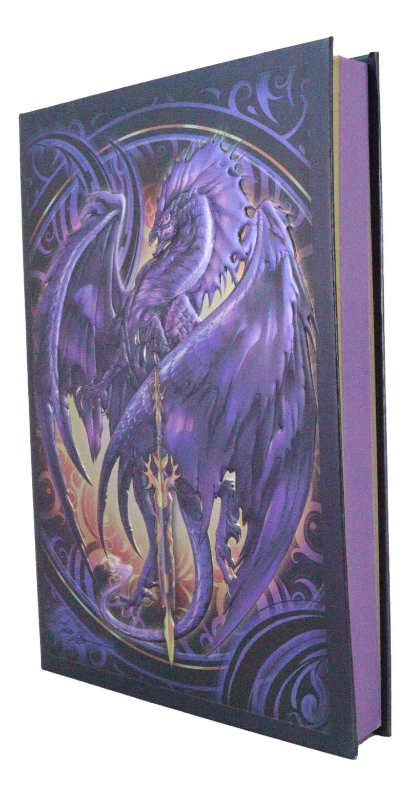 Dragon's Lair Fantasy Nether Blade Purple Dragon Embossed Journal Diary Notebook