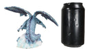 Blue Sky Wraith Storm Dragon On Giant Cloud Formation Decorative Small Figurine