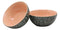 Ceramic Gourmet Presentation Fruity Cantaloupe Design Small Dipping Bowls Set