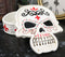 Day of The Dead White Le Fleur Skull Jewelry Box Figurine 5.5"L Skeleton Decor