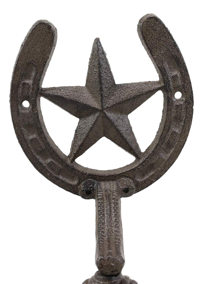 Coastal Lamp Iron Horseshoe/Star Short Paper Towel/Napkin Holder