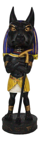 Egyptian Gods Horus Anubis Pharaoh King Tut And Nefertiti Bobblehead Set of 4