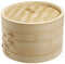 Dimsum High Tea 10" Diameter Bamboo Steamer - Stackable Two Baskets With One Lid