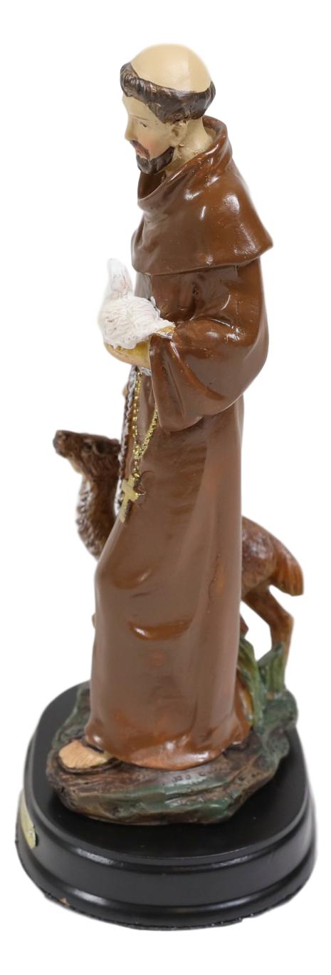 Ebros Gift Holy Catholic Saint Francis Monk Figurine Shrine Decorative Figurine 5.5"H