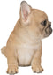 Ebros Adorable French Bulldog Puppy Dog With Belly On The Ground Figurine 6.5"L