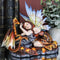 Enchanted Friendship Beautiful Fairy With Baby Dragon Statue Mythical Fantasy