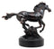 Ebros Gift Bronze Electroplated Wild West Galloping Horse Statue 10.5" L Equestrian Beauty Steed Figurine