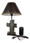 Rustic Western Christian Bible Scriptures Faith Hope Love Grace Cross Table Lamp