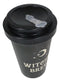 Witches Brew Crescent Moon Stars Reusable Bamboo Travel Mug Cup W/ Lid & Sleeve