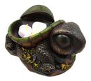 Ebros Gift Adorable Turtle Secret Stash Shell Decorative Jewelry Trinket Box Figurine 8.5" L