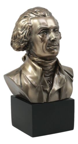 Ebros US Third President Thomas Jefferson Bust Statue 8.5"H Figurine