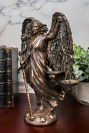 Ebros Judaic Archangel Saint Raguel Statue Angel of Justice 9.75"H Figurine