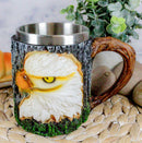 Ebros Surveyor Wildlife Majestic Bald Eagle Coffee Mug W/ Rustic Tree Bark Body