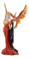 Nene Thomas Fire Goddess Elemental Fairy With Blood Phoenix Avatar Statue 15"H