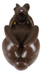 Whimsical 'Eye Candy' Realistic Chocolate Easter Bunny Rabbit Wine Bottle Holder