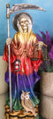 Rainbow Robe All Powerful Holy Death Santa Muerte Day of The Dead Figurine