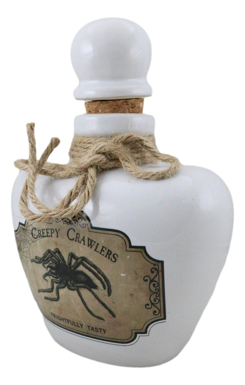 Ceramic Creepy Crawlers Spider Mad Doctor Witchcraft Poison Prop Potion Bottle