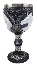 Ebros Large Unicorn Wine Of Purity Goblet Chalice Cup Figurine 8oz Fantasy Decor