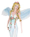 Heavenly Blonde Haired Angel With Spring Floral Blossoms Vine Decorative Statue