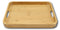 Sturdy Quality Smooth Bamboo Food Tea Butler Tray Platter With Handles 15"X11"