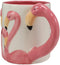 Ebros Tropical Pink Flamingos Ceramic Coffee Mug (16 oz Drinking Cup Mug, 1 PC)