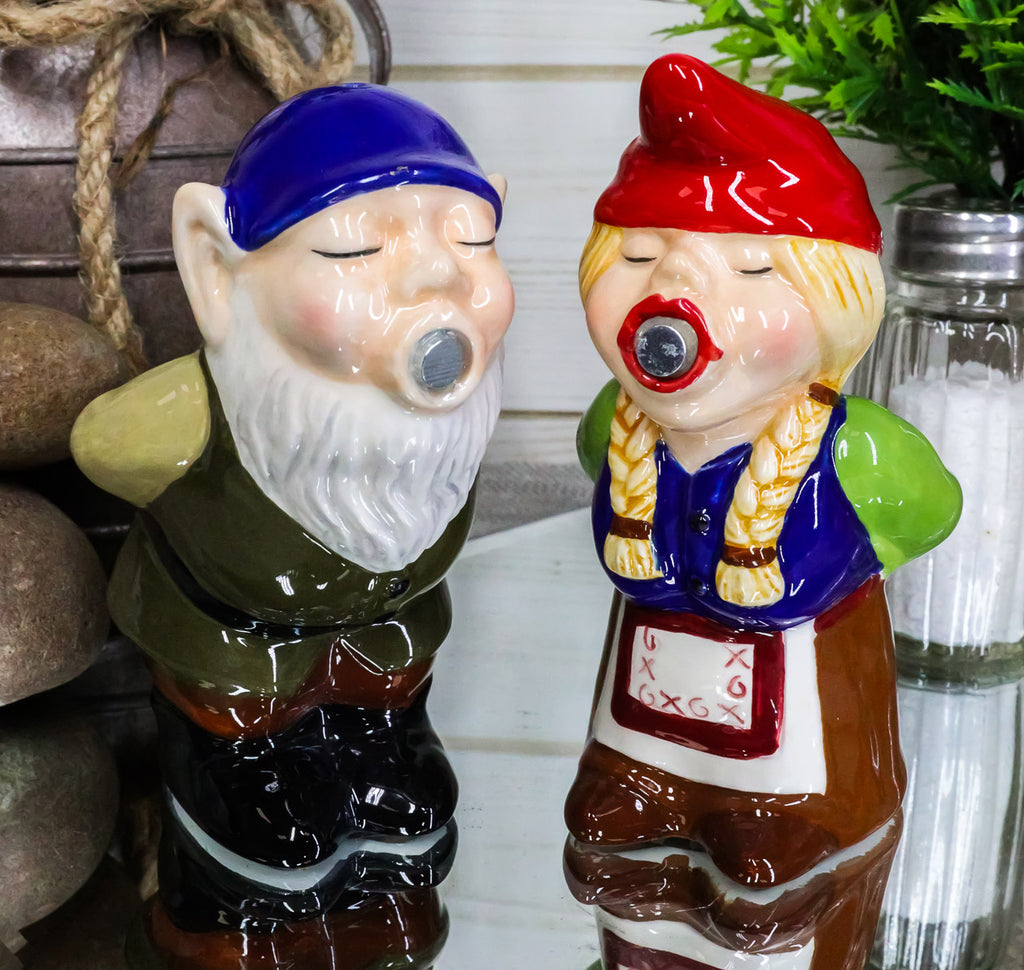 2/Set Mr. & Mrs. Santa Gnome Salt & Pepper Shakers – Primitive Renditions